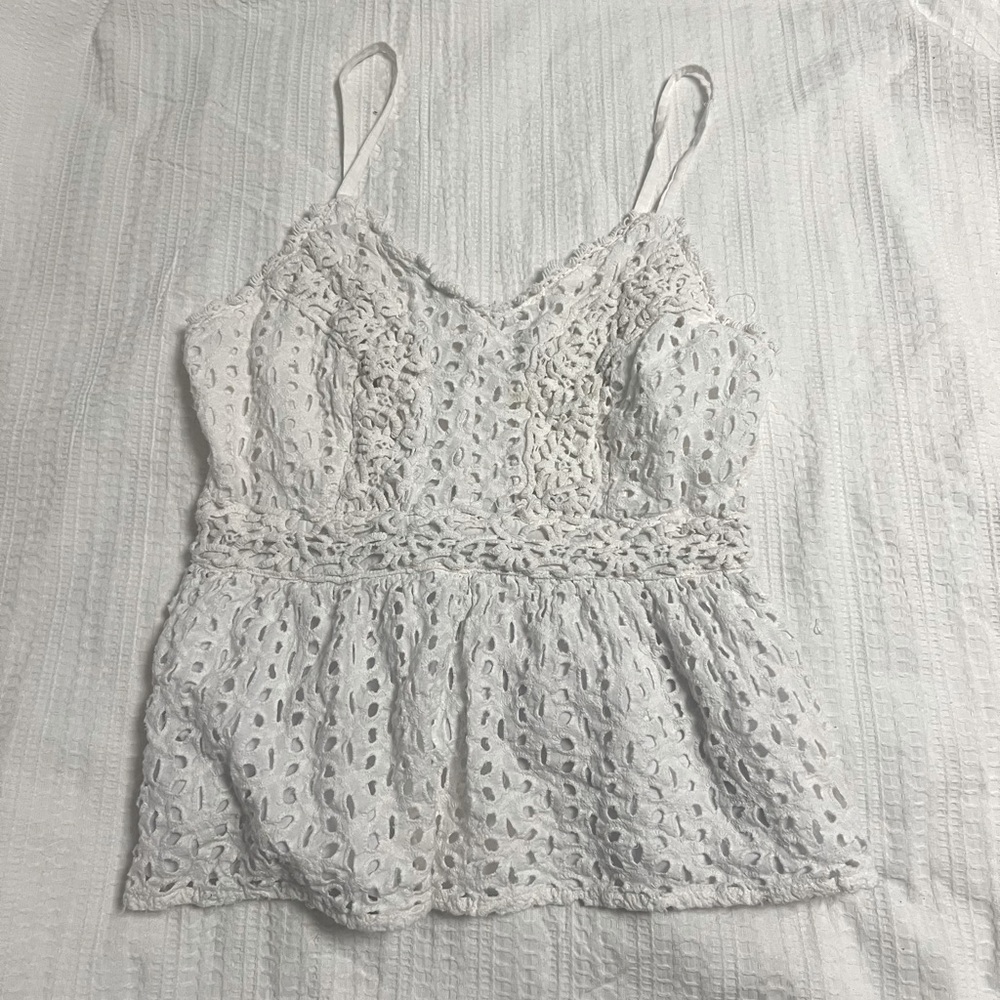 Lacy top with bandeau back